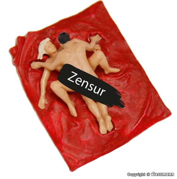 Viessmann 1501 H0 Sexy Liebespaar auf Decke, bewegt