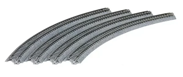 KATO N 7078107 Gleis gebogen R 381-30°, 4 Stück