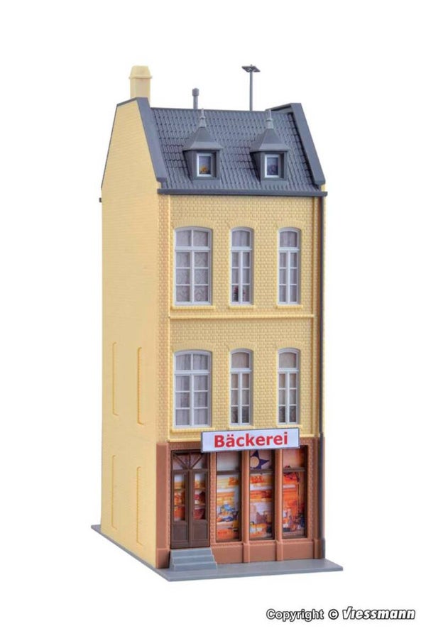 Kibri 38393 H0 Stadthaus Eiscafé/Bäckerei in Düsseldorf