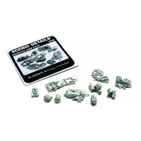 WOODLAND D205 H0 diverse Schrotteile, 10 tlg