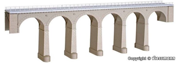 Kibri 39724 H0 Aachtal-Viadukt mit Eisbrecherpfeilern, eingleisig