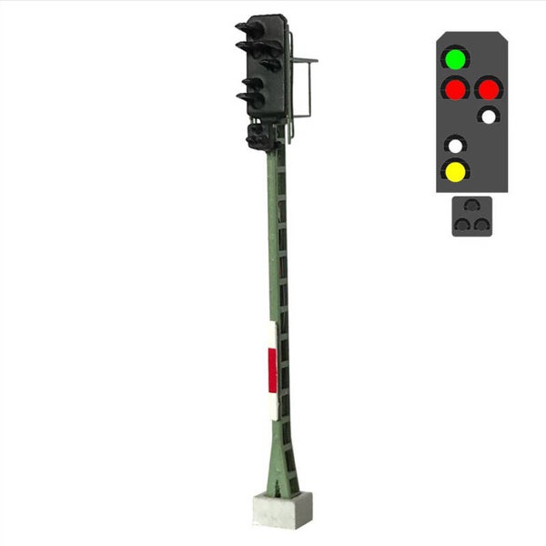 MAFEN 4134103 - N DB H-V System 1969 - Ausfahrsignal (Grün/Rot/Rot/Weiss/Gelb)