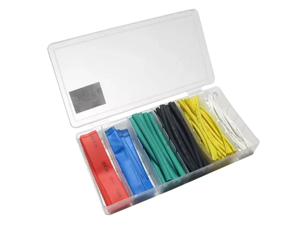 Schönwitz 11378 - Schrumpfschlauch Sortiment Set 100 Teile 10cm farbig