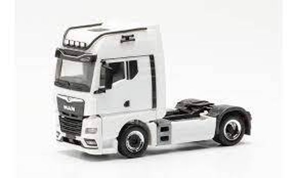 Herpa 313711 - H0 MAN TGX GX Individual Zugmaschine, weiß