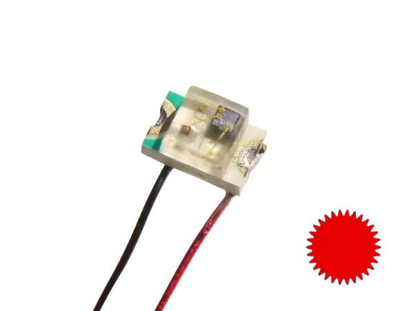 Schönwitz 50247 - LED SMD 0805 Blink LED mit Lackdraht rot
