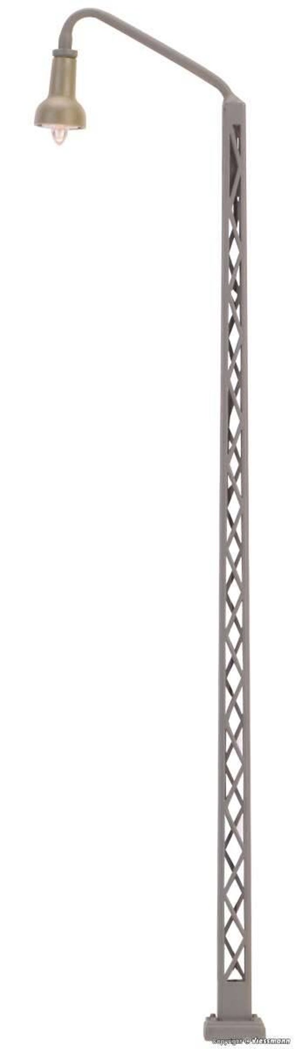 Viessmann 6385 H0 Gittermastleuchte, LED warmweiss