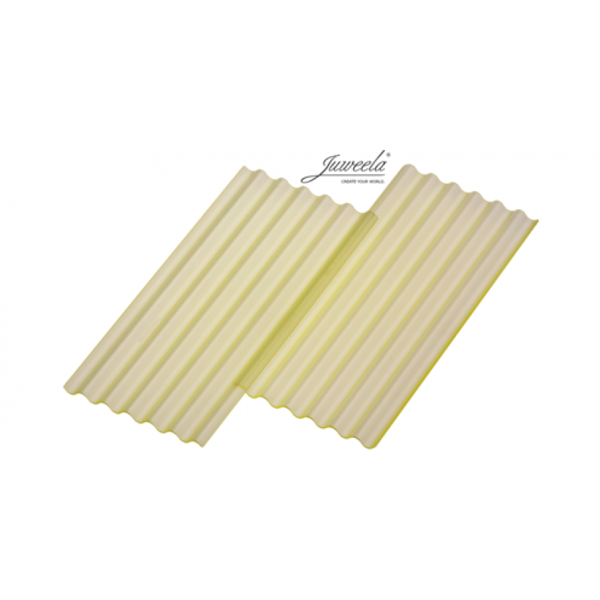 Juweela 23275 - 1:32 1:35 Wellplatte Faserzement gelb transparent, 30x