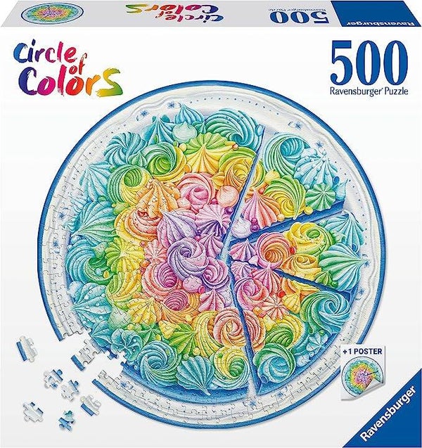 Ravensburger Puzzle 17349 - Circle of Colors Rainbow Cake