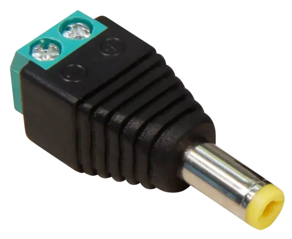 Schönwitz 32237 - DC-Stecker 5,5mm x 2,1mm Adatpter Hohlstecker Schraubklemme