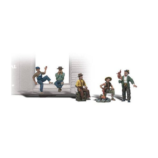 WOODLAND A1860 H0 Hobos/Landstreicher