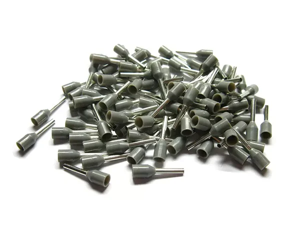 Schönwitz 50970 - 100 Aderendhülsen isoliert 0,75mm² N grau DIN 46228 Teil 4