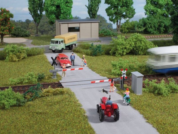 Auhagen H0 41625 Bahnübergang - Halbschranke