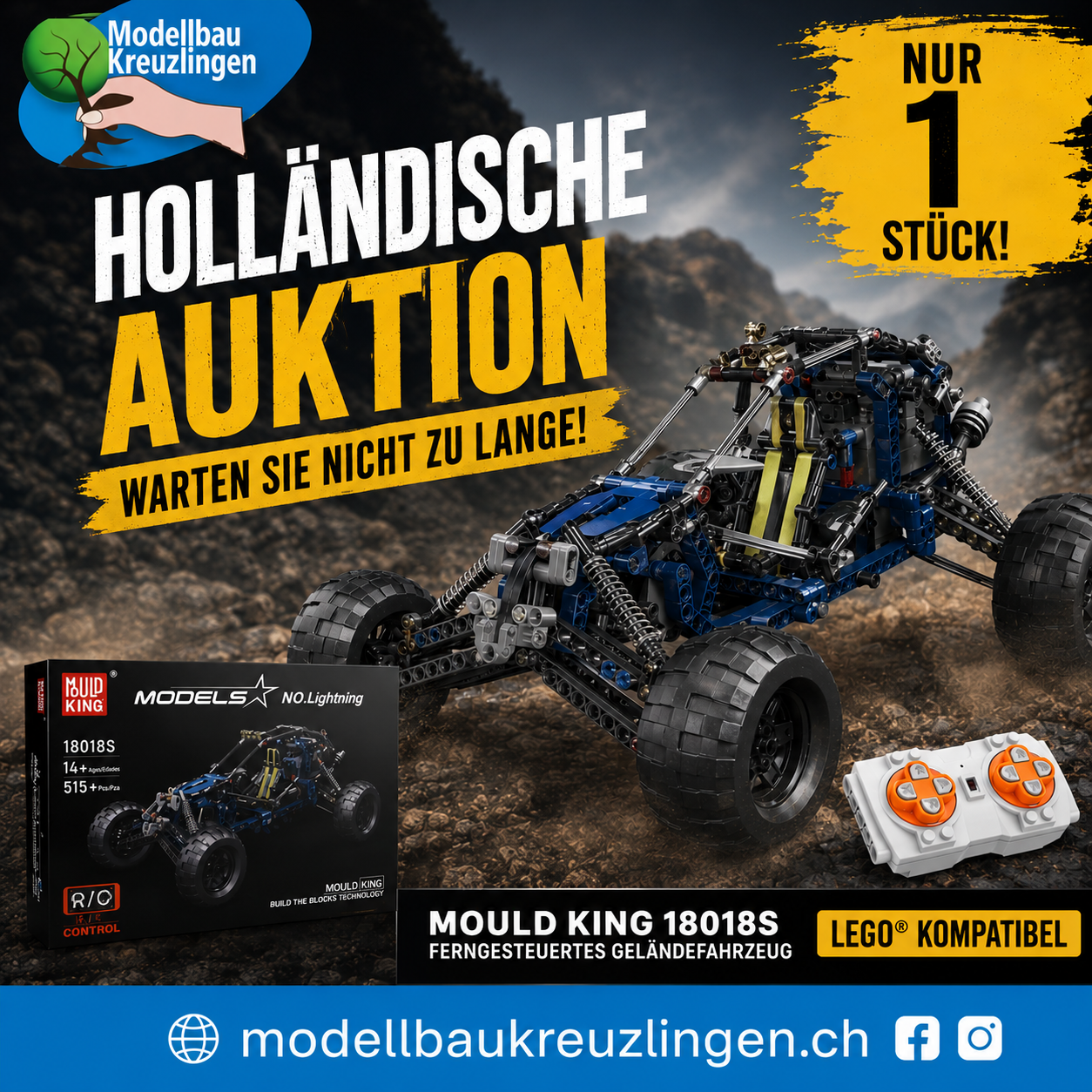 Mould King 18018S Ferngesteuerte Geländefahrzeug