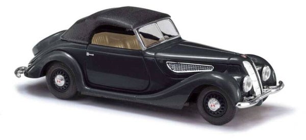 BUSCH 40292 H0 EMW 327 Cabrio, Schwarz geschlossen
