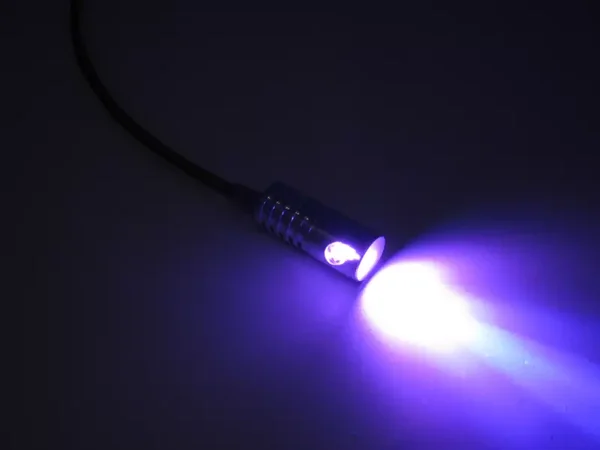 Schönwitz 51204 - LED Adapter für Lichtwellenleiter Lichtleiter LWL Leuchtfarbe lila violett