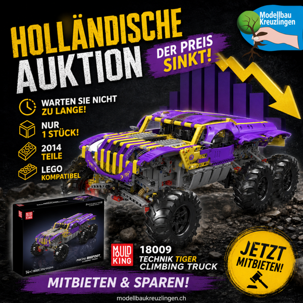 Mould King 18009 Technik Tiger Climbing Truck