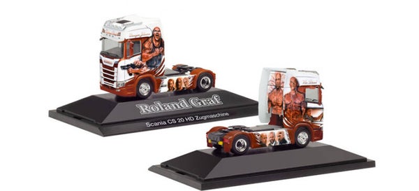 Herpa 111058 - H0 Scania CS 20 HD Zugmaschine "Roland Graf"