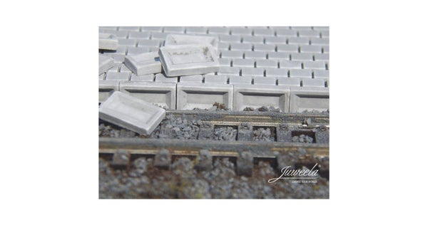 Juweela 28348 - 1:87 Bahnsteigkante 38cm ü SO, 260x