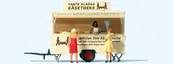 Preiser 10750 Verkaufswagen Käsetheke