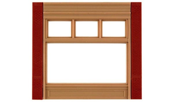 WOODLAND DPM30162 H0 Straßenebene Fensterwand aus dem 20. Jahrhundert (x4)