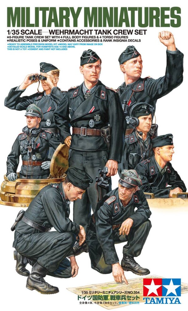 TAMIYA 35354 1/35 Wehrmacht Tank Crew Set