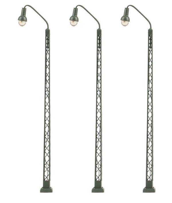 FALLER 272124 N LED-Gittermast-Bogenleuchte, kaltweiß, 3 Stück