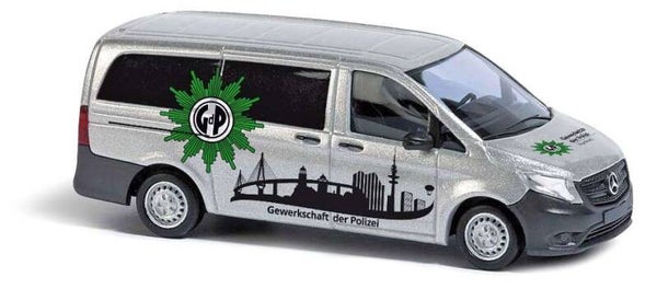 BUSCH 51191 H0 Mercedes Vito, Gewerkschaft der Polizei
