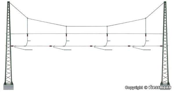 Viessmann 4163 H0 Quertragwerk über 4 Gleise