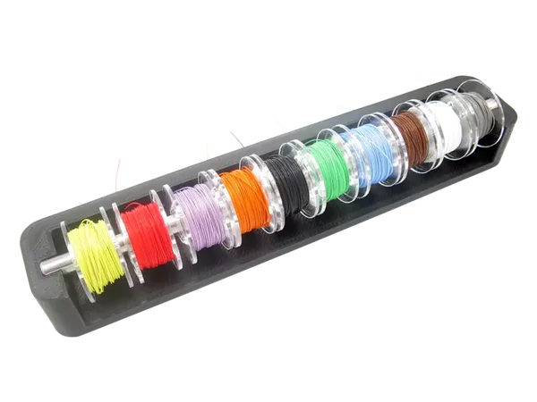 Schönwitz 51319 - Spulenhalter Spulenabroller mit Litzenführung für 10 Nähspulen