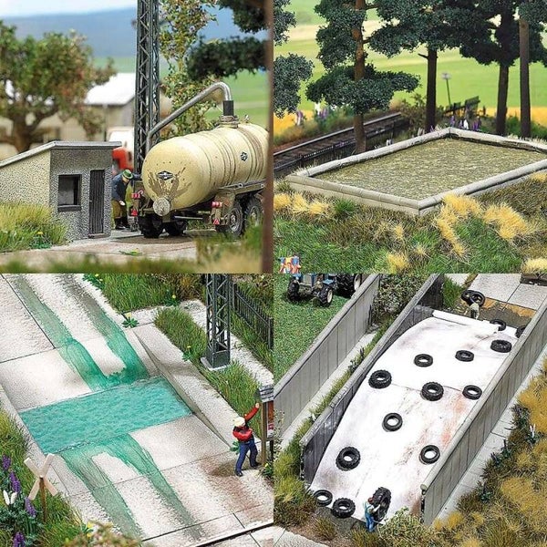 BUSCH 1412 H0 Bauernhof-Zubehör