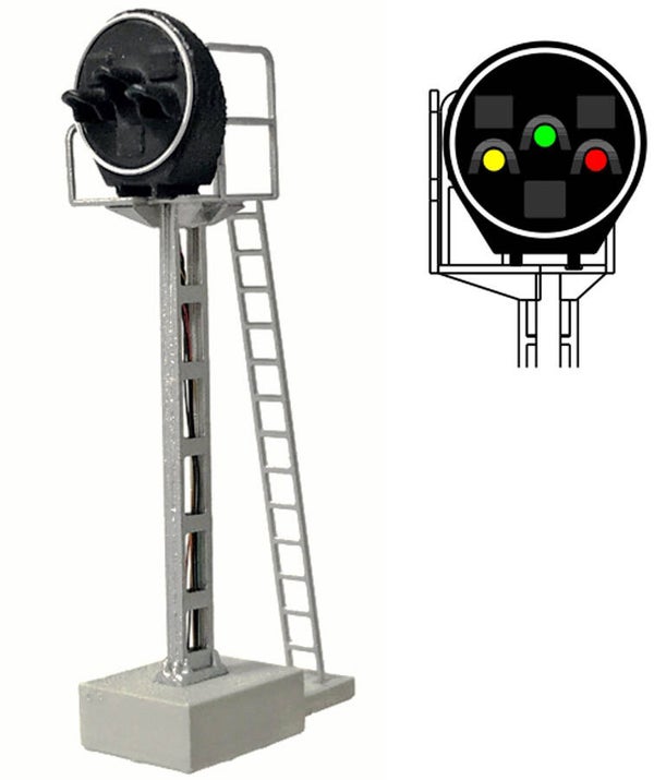 MAFEN 413219 - N SNCF - Signal Disktyp 3-Lichter (Grün/Gelb/Rot)