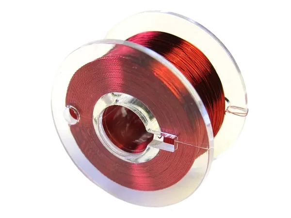 Schönwitz 51060 - 100m Spule Kupferlackdraht Lackdraht rot 0,1mm extra dünn