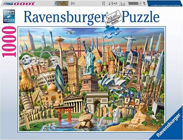 Ravensburger Puzzle 19890 - Sehenswürdigkeiten weltweit