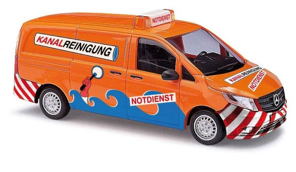 BUSCH 51138 H0 Mercedes-Vito, Kanal-Reinigung
