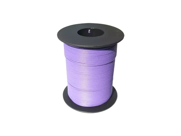 Schönwitz 50349 - 100 Meter Miniaturkabel Litze flexibel LIY 0,14mm² lila violett