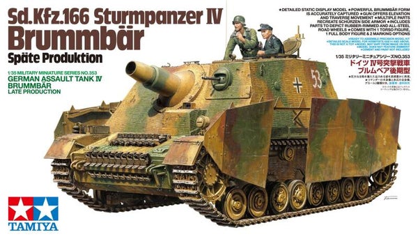 TAMIYA 35353 1/35 German Assault Tank IV Brummbär Late P.