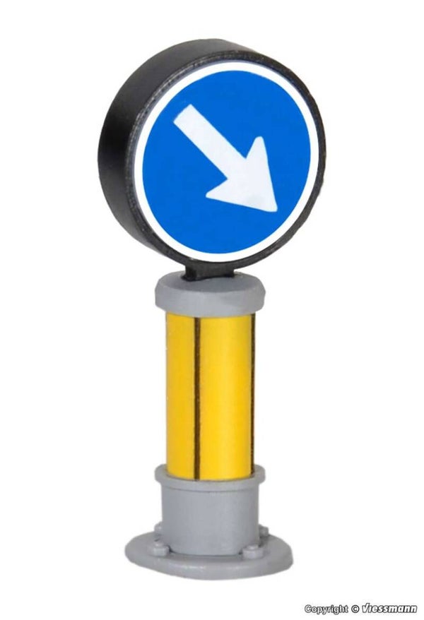 Viessmann 5085 H0 Verkehrszeichen 222 mit LED-Beleuchtung