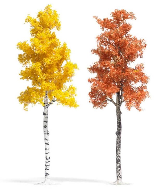 BUSCH 6794 H0 Platane und Birke Herbstbraun