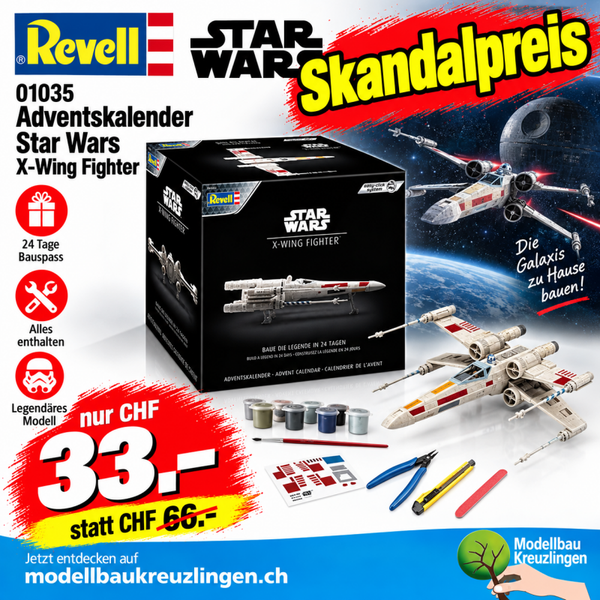 REVELL 01035 Adventskalender Star Wars X-Wing Fighter