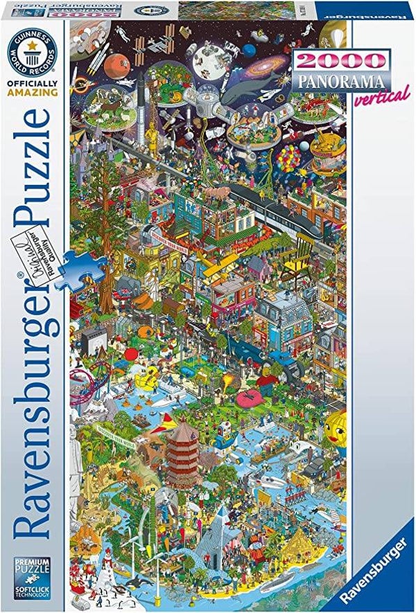 Ravensburger Puzzle 17319 - Guinness World Records Panorama Puzzle