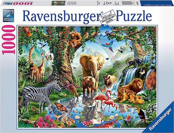 Ravensburger Puzzle 19837 - Abenteuer im Dschungel