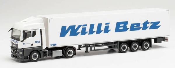 Herpa 313544 - H0 MAN TGX GM Koffer-Sattelzug "Willi Betz"