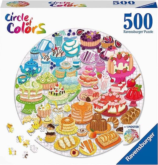 Ravensburger Puzzle 17171 - Circle of Colors - Desserts & Pastries