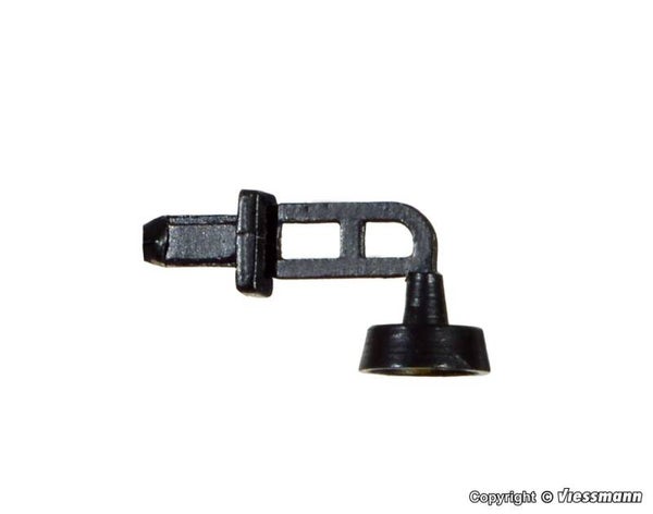 Viessmann 6087 H0 Wandlaterne Güterschuppen, LED warmweiss