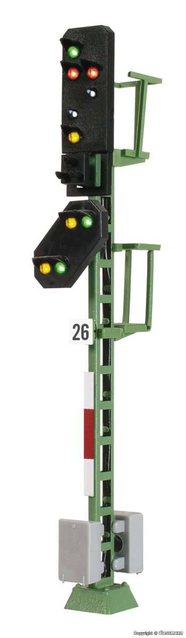 Viessmann 4726 H0 Licht-Ausfahrsignal mit Vorsignal und Multiplex -Technologie