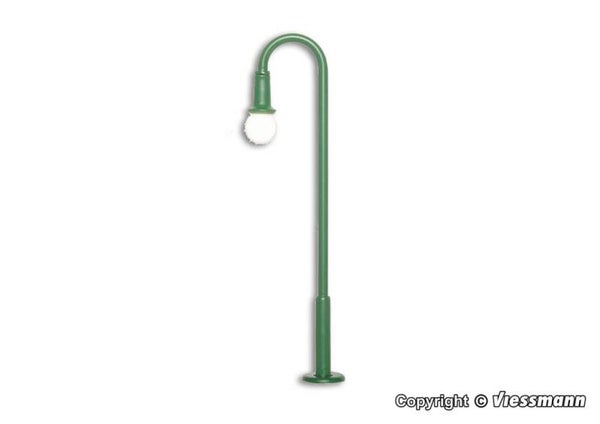 Viessmann 6152 H0 Bogenleuchte grün, LED warmweiss