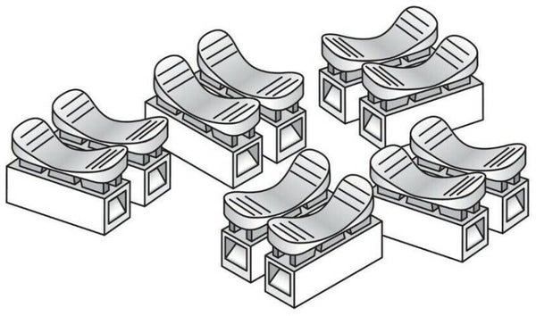 WOODLAND JP5686 H0 Splicer Plugs (Spleiss Stecker)