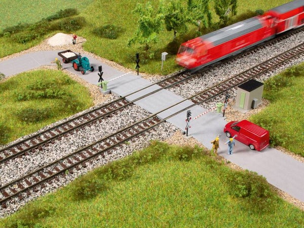 Auhagen N 44649 Bahnübergang - Halbschranke