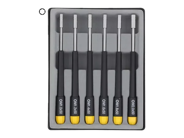 Schönwitz 12466 - Sechskant Steckschlüssel Schraubendreher Set M1-M2