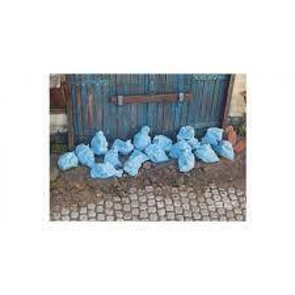 Juweela 23396 - 1:32/35 Müllsäcke blau - 20x